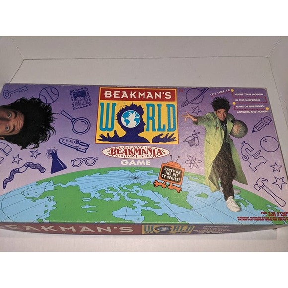 Vintage 1994 Beakman's World Beakmania Game TV Show Rare Pressman - Picture 4 of 4